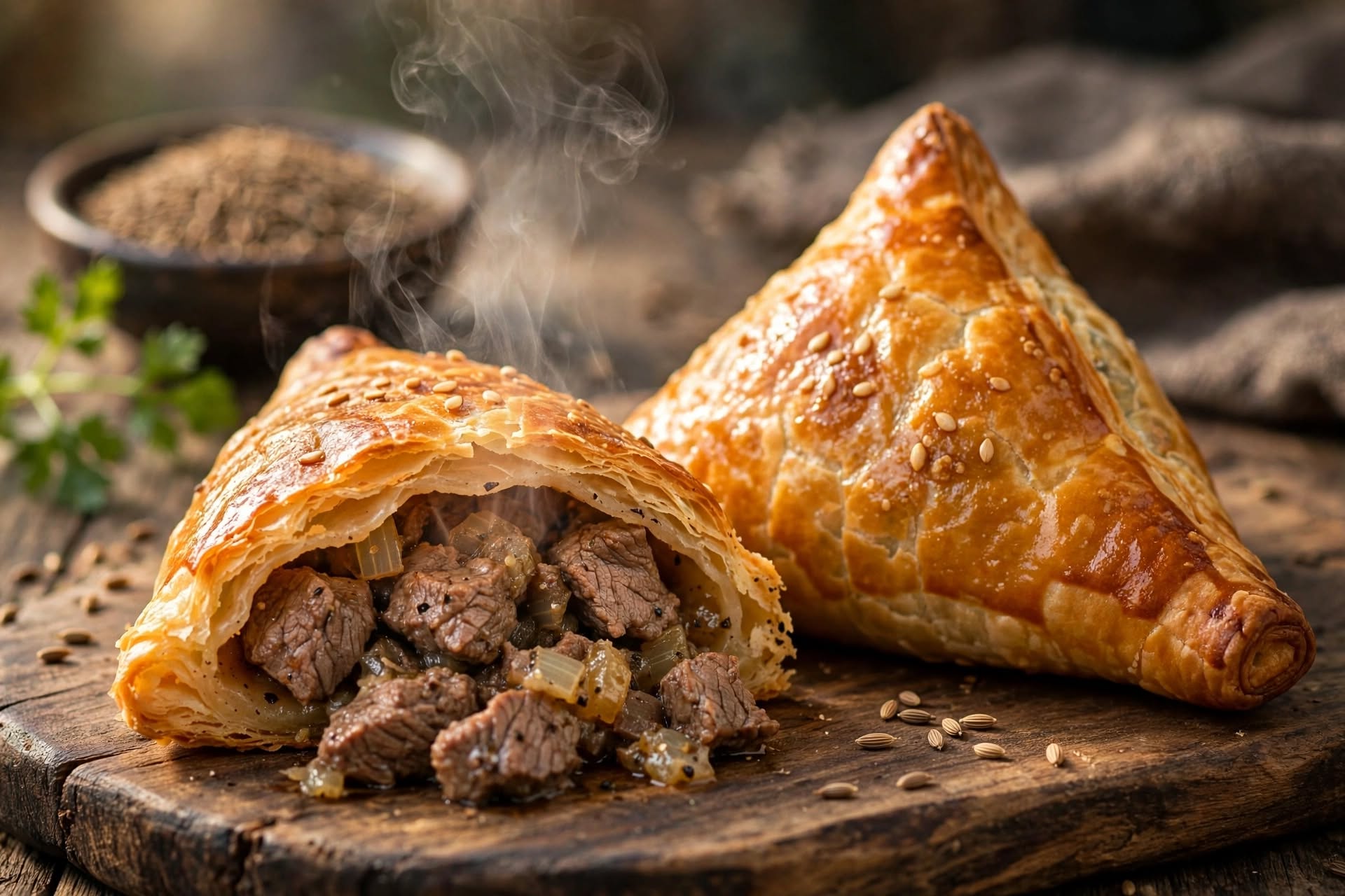Samsa traditionnelle ouzbèke