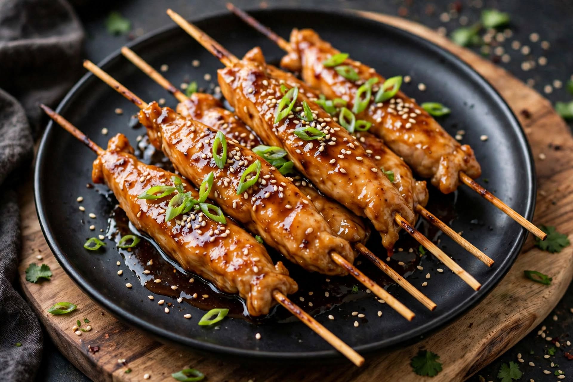 Brochettes aiguillettes de poulet
